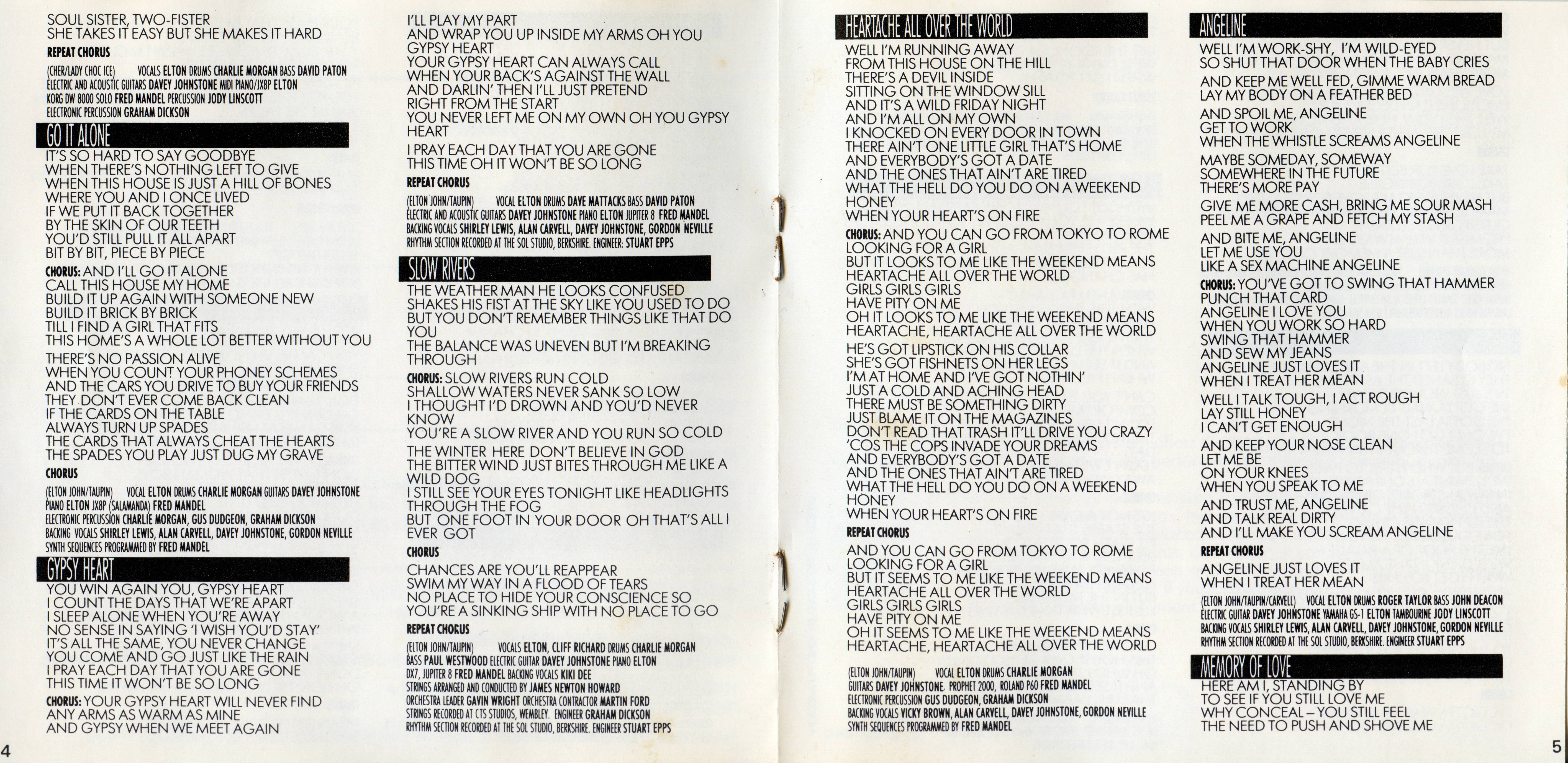 Elton John Leather Jackets : Booklet03 JPN